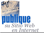 Publique su sitio web en Internet